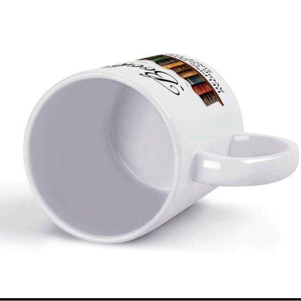 Books: Helping Introverts Avoid Conversation Since 1454 Mug White Red Green - Picture 5 of 7